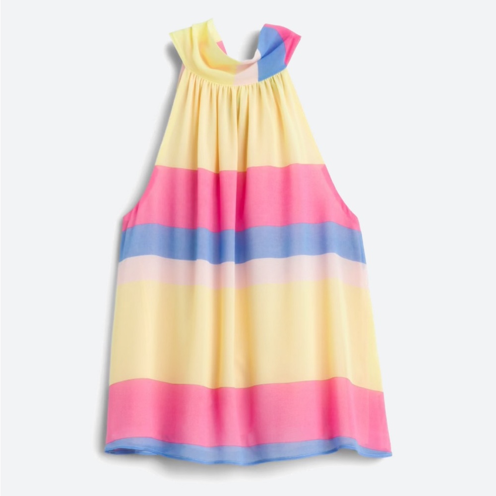 NWT 1. State Ella Halter Tie Back Blouse